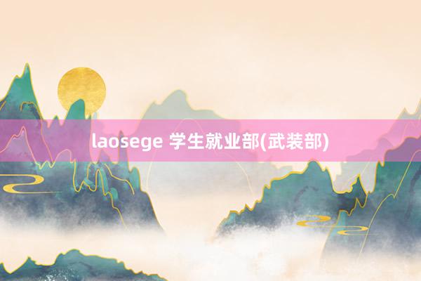 laosege 学生就业部(武装部)